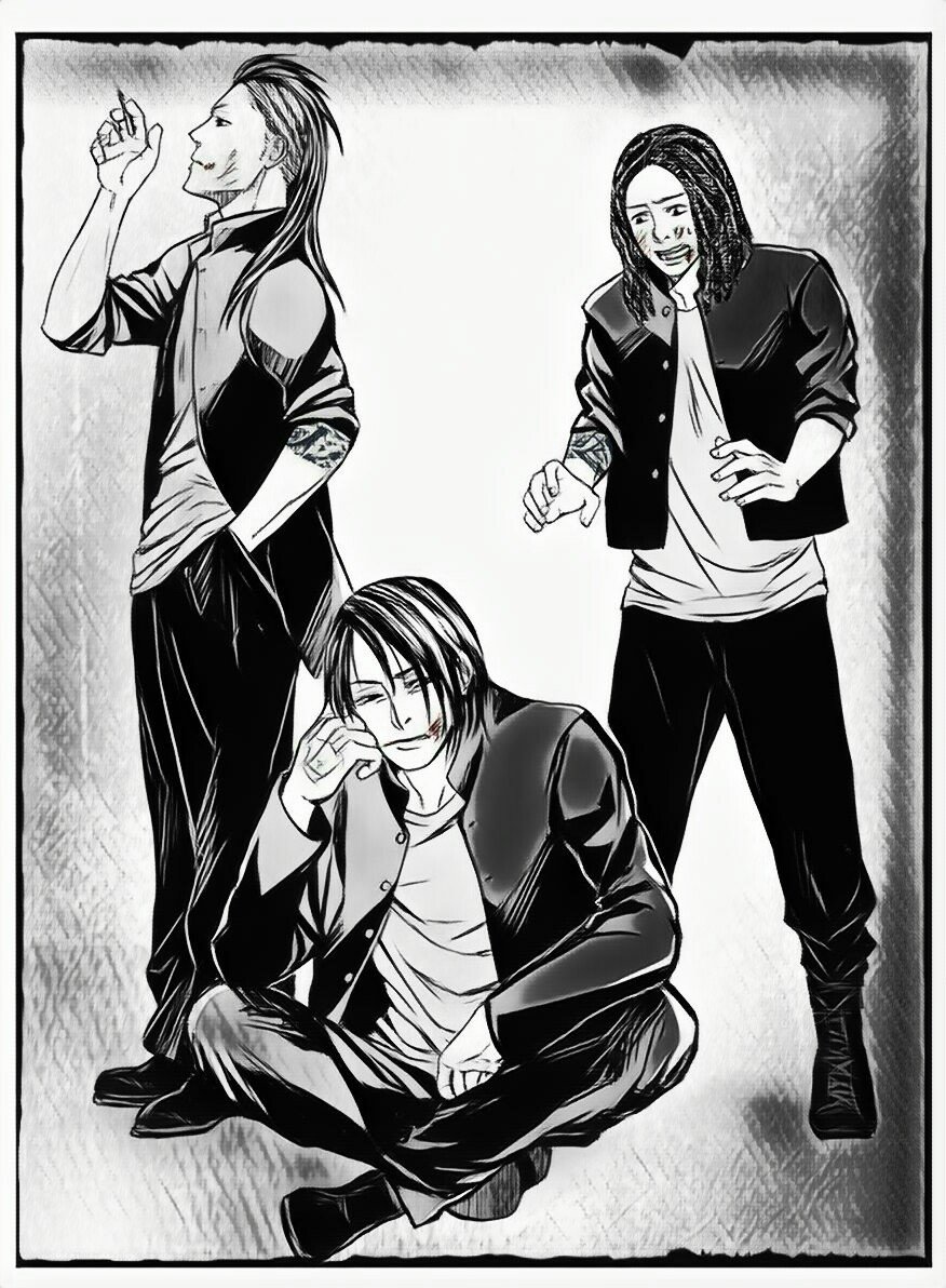 Download Asanao (lynch.) Akinori (lynch.) Hazuki (lynch.) Monochrome Music Lynch. Art