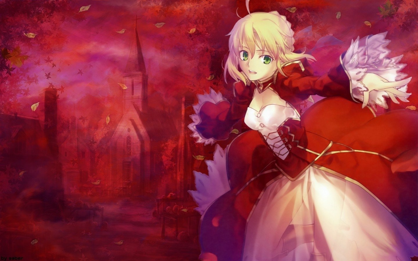 Download Saber (Fate Series) Anime Fate/extra Art