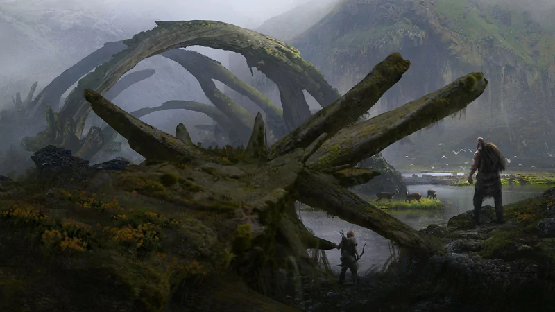  God of War (2018) Lake Under Monster Chest