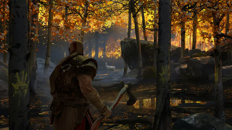  God of War (2018) Forest Art