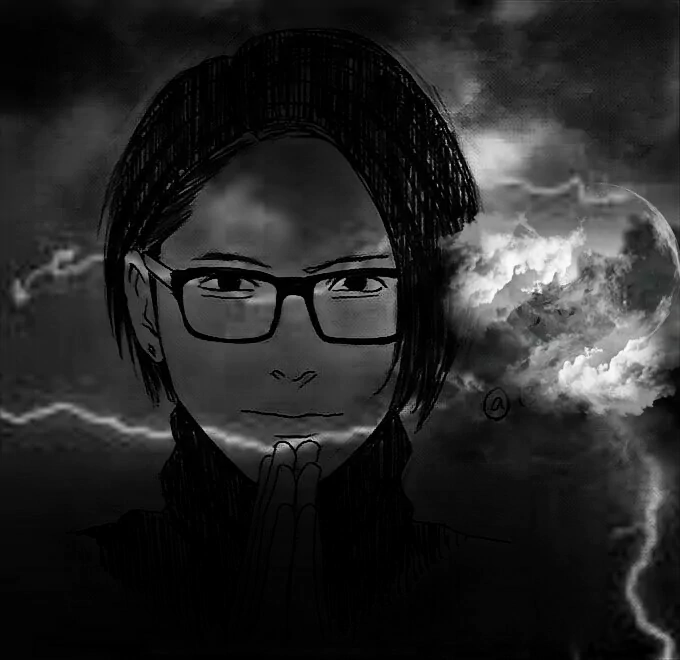 moon lightning black dark Hazuki (lynch.) music lynch. Image