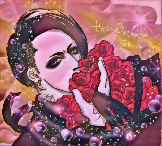 bubble rose light Hazuki (lynch.) music lynch. Image