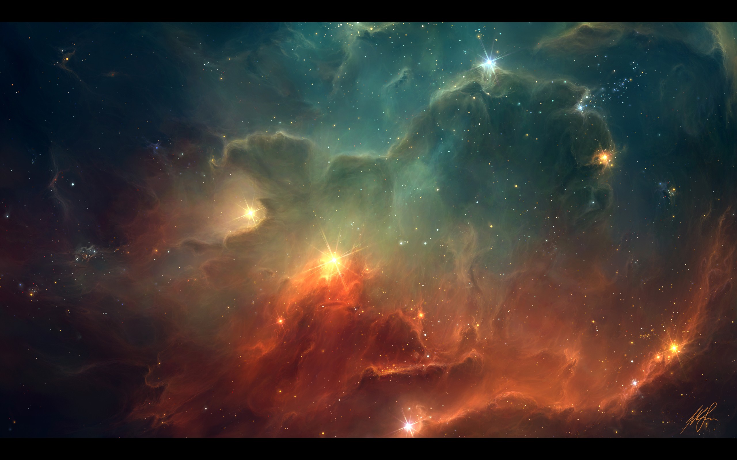 Sci Fi Nebula Art
