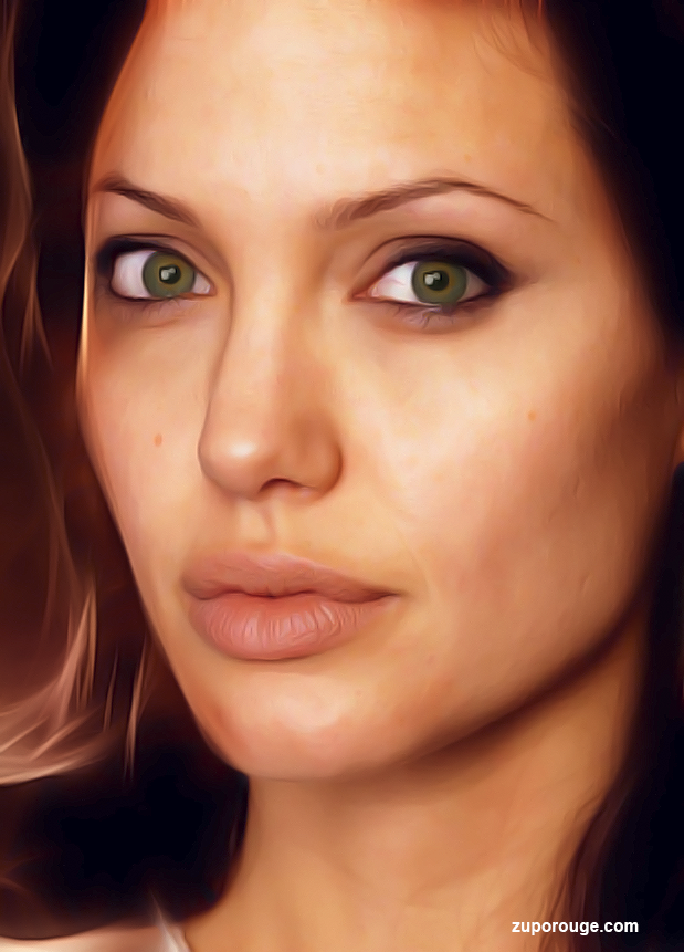 Angelina Jolie Art by zuporouge