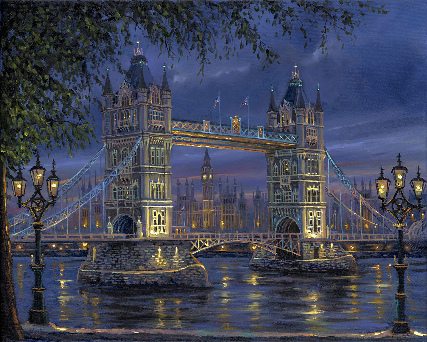 Tower Bridge in London by Robert Finale