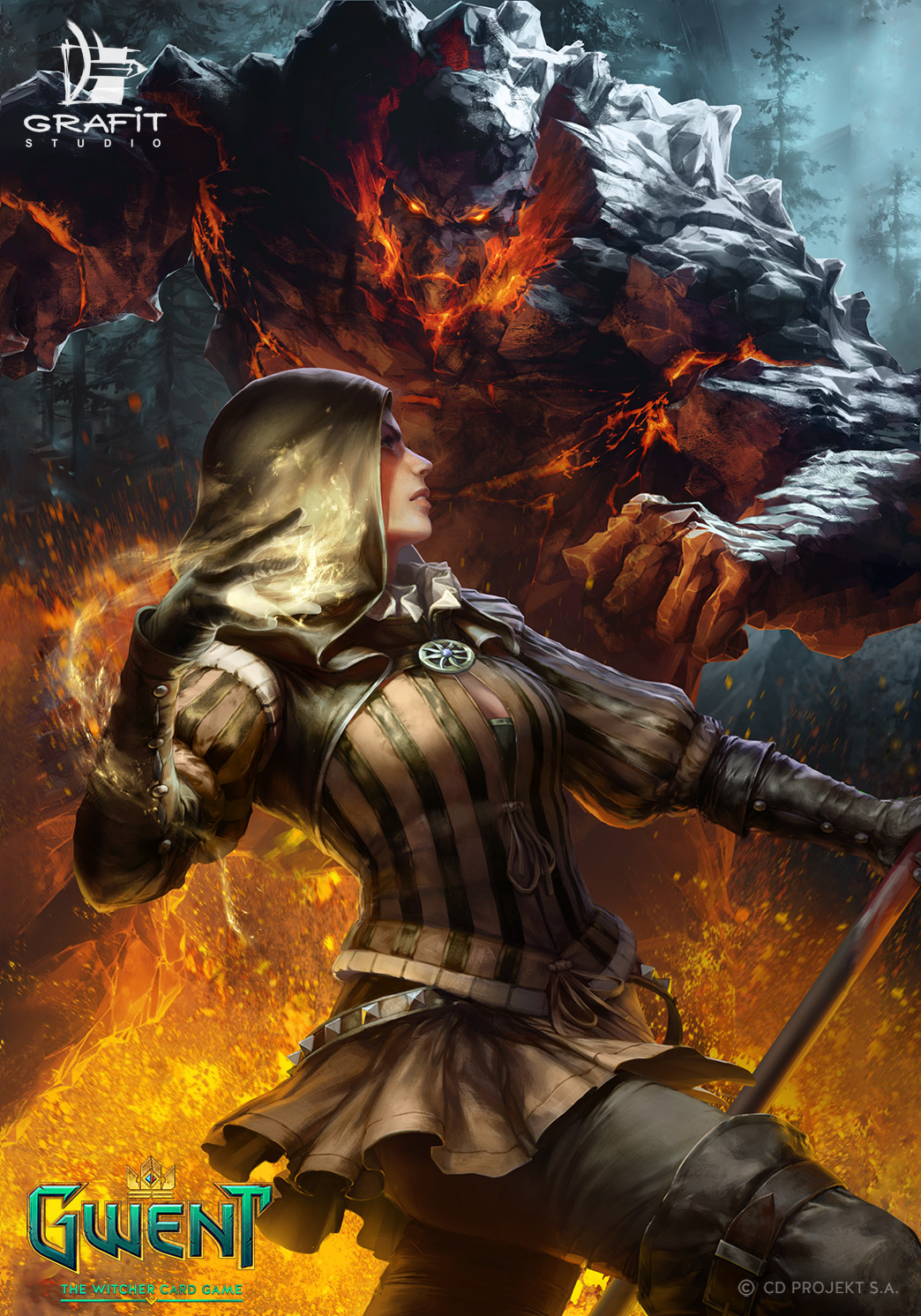 Gwent The Witcher Card Game Art By Grafit Studio