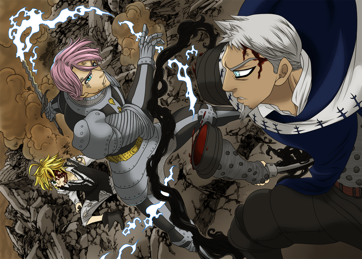 Download Meliodas (The Seven Deadly Sins) Hendrickson (The Seven Deadly Sins) Anime The Seven Deadly Sins Art