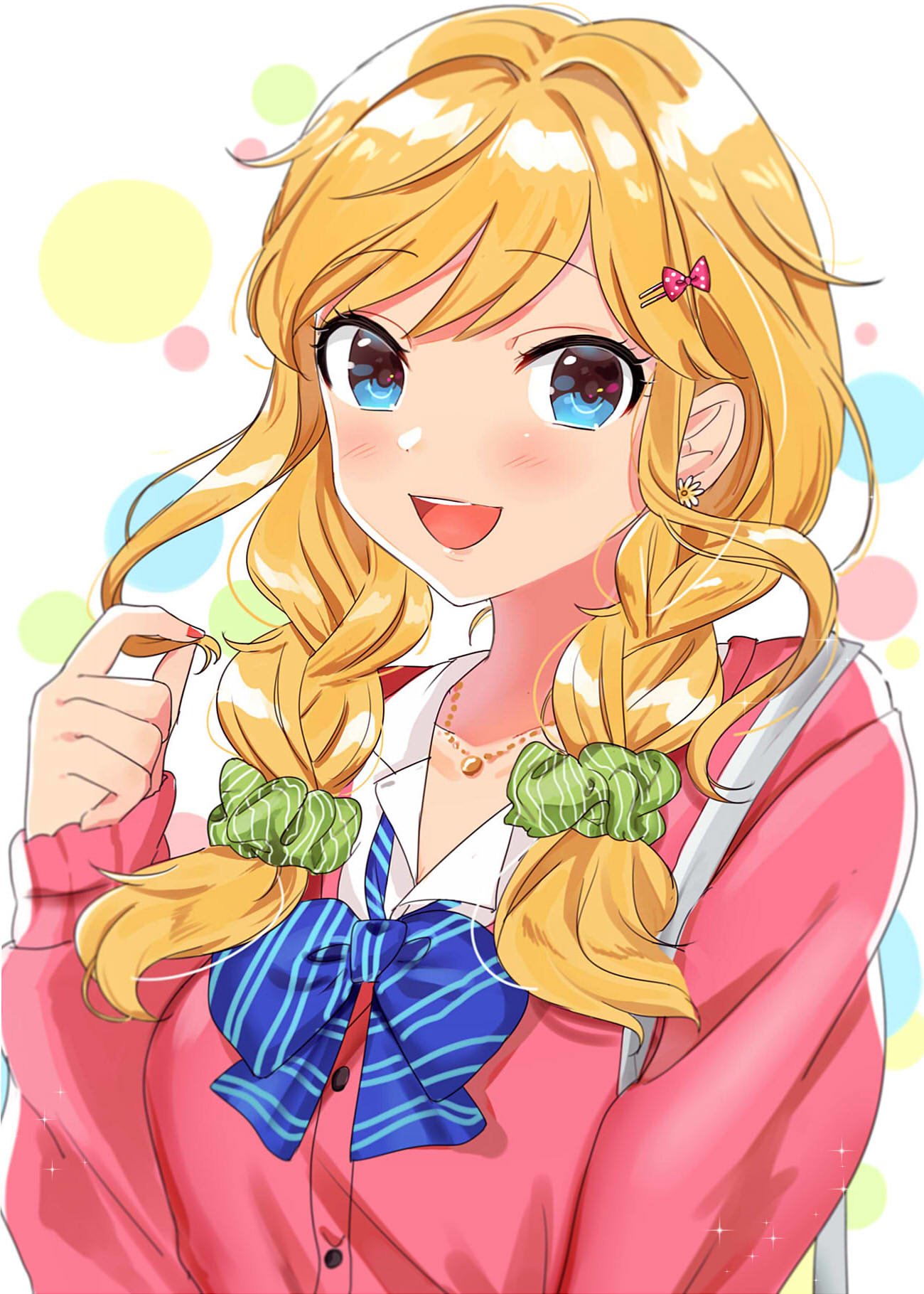 Download Twintails Blue Eyes Blonde Yui Ohtsuki Anime The IDOLM@STER Cinderella Girls Art