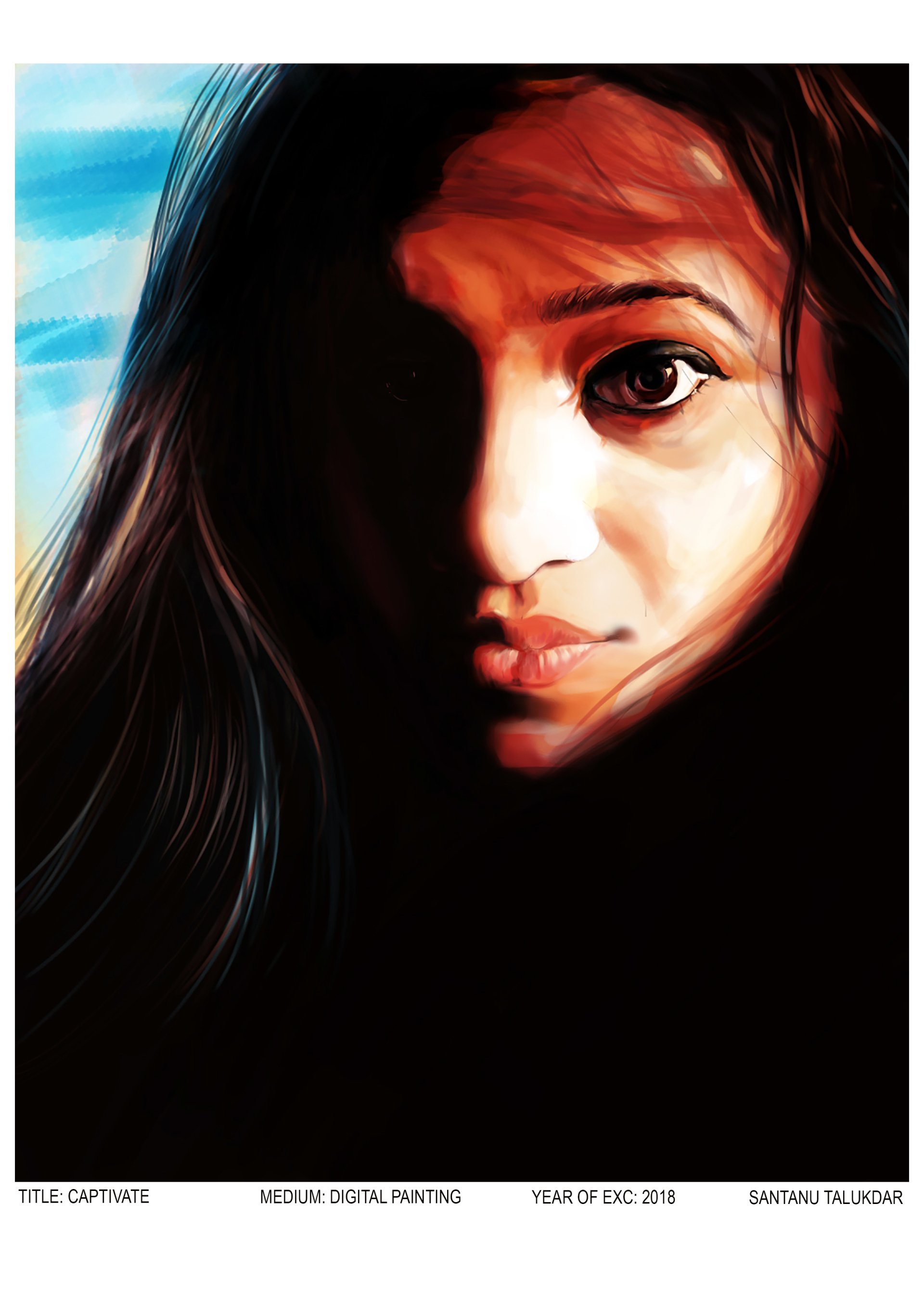 Captivate (DIGITAL PAINTING using by Adobe Photoshop) by Santanut54