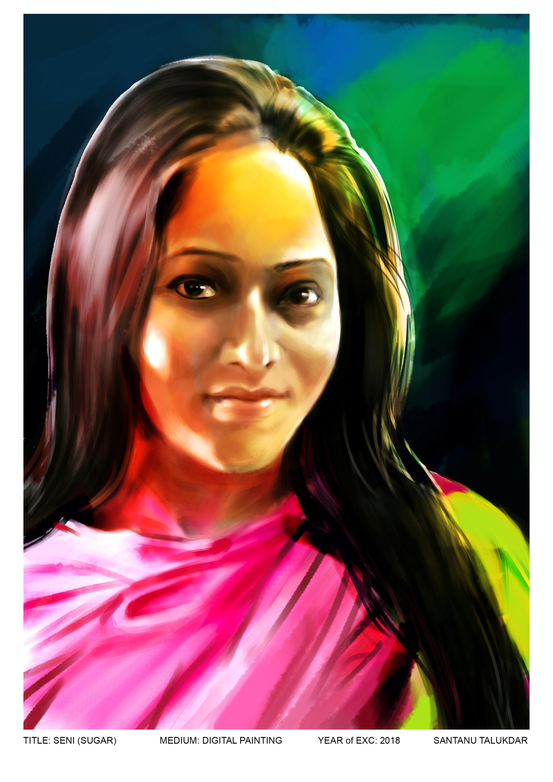 Seni (in english SUGAR) (DIGITAL PAINTING using by Adobe Photoshop) by Santanut54