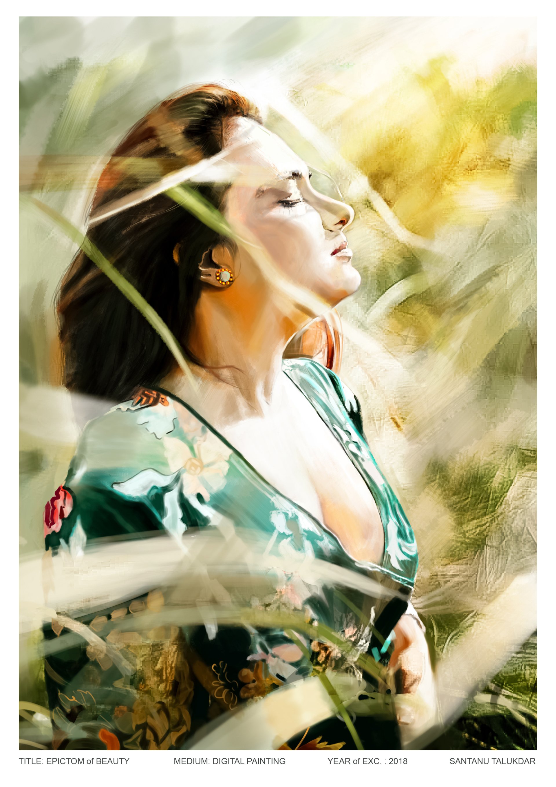 Epictom Beauty (DIGITAL PAINTING using by Adobe Photoshop) by Santanut54