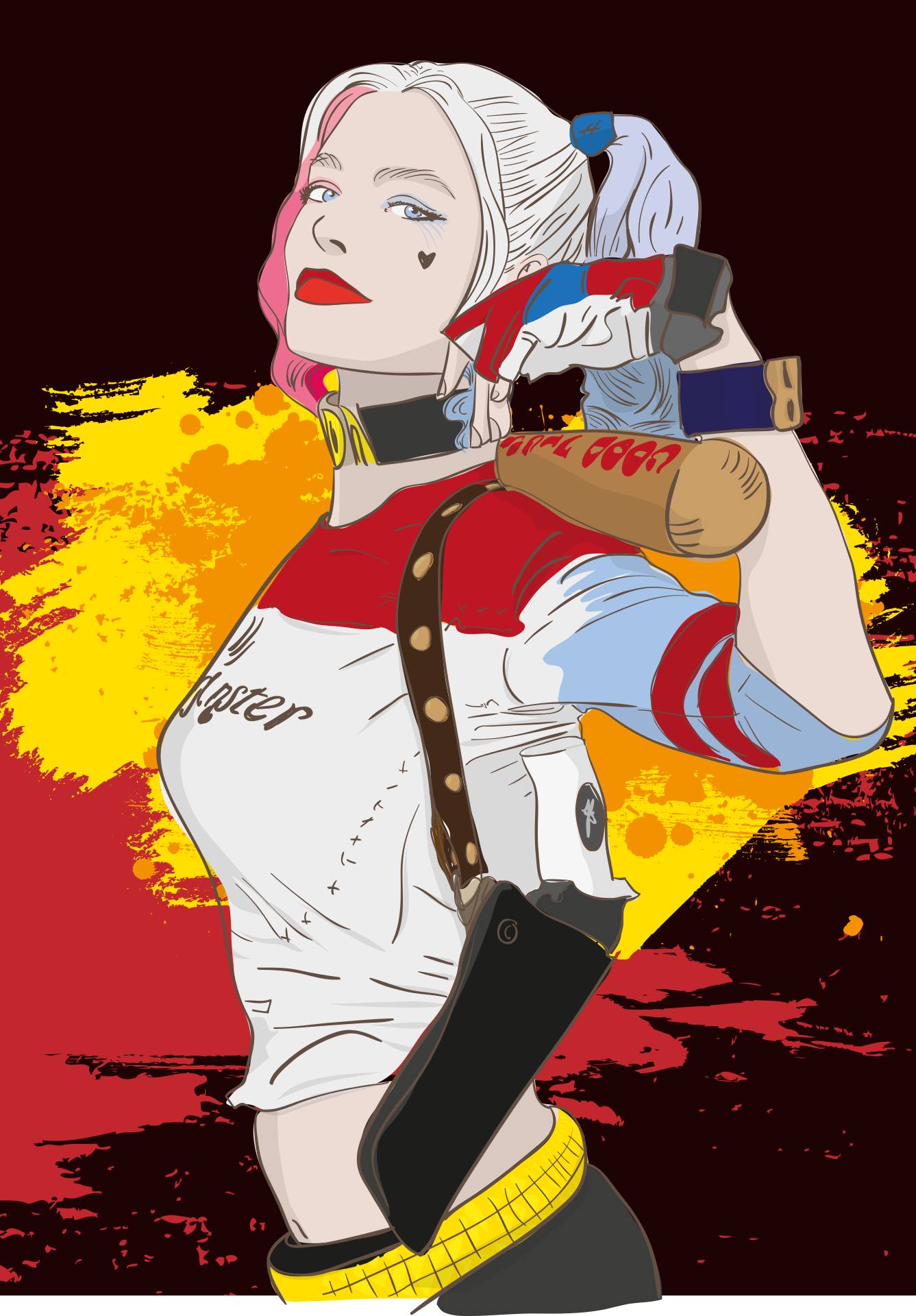 Download DC Comics Comic Harley Quinn Art