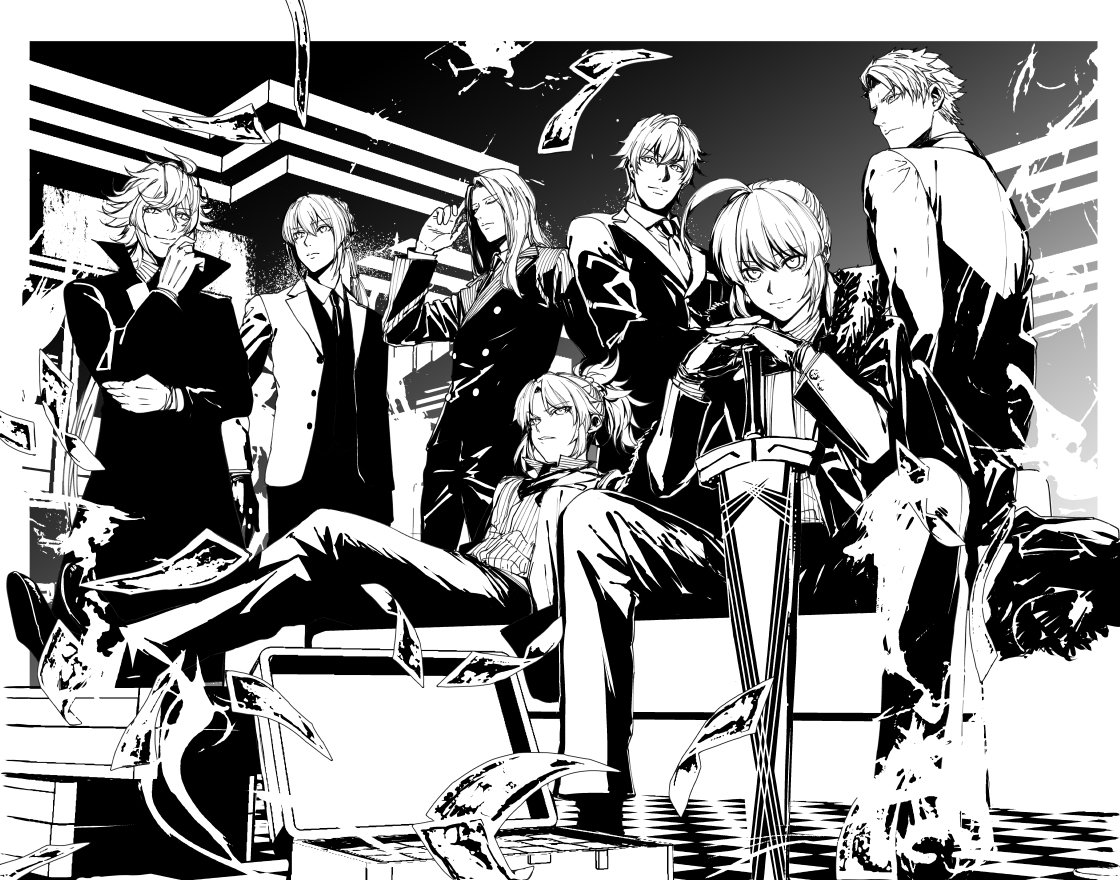 Download Saber (Fate Series) Tristan (Fate/Grand Order) Mordred (Fate/Apocrypha) Merlin (Fate Series) Lancelot (Fate/Grand Order) Gawain (Fate/Extra) Anime Fate/Stay Night Art