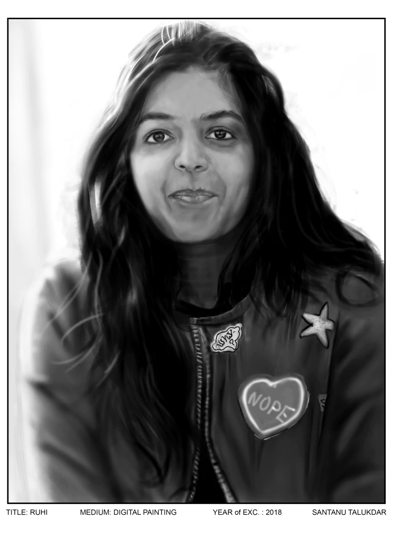  Ruhi (DIGITAL PAINTING using by Adobe Photoshop)