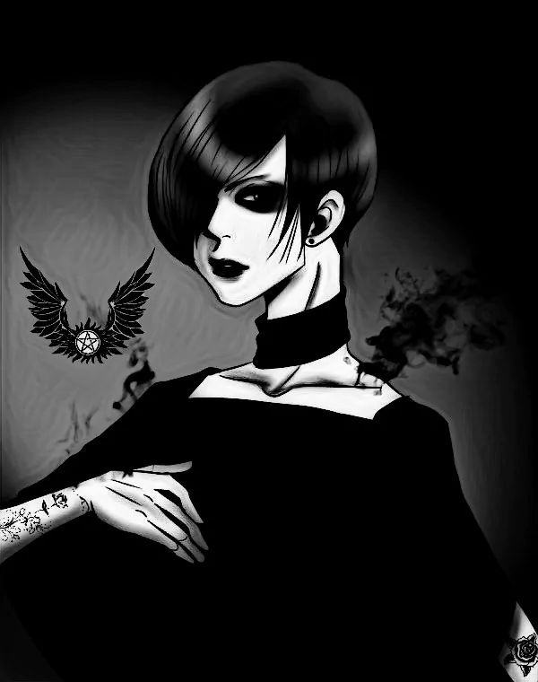 tattoo black monochrome dark Yuusuke (lynch.) music lynch. Image