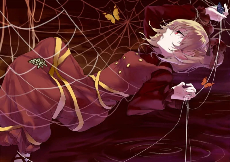 Yamame Kurodani red Anime Touhou red anime Image