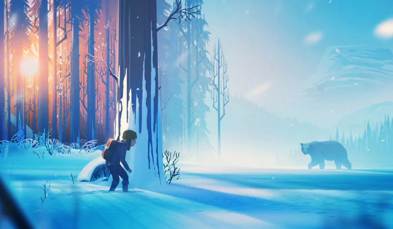  The Girl and the Bear by Mikael Gustafsson