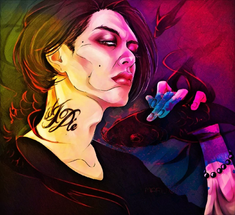 ink tattoo carp colorful Hazuki (lynch.) music lynch. Image