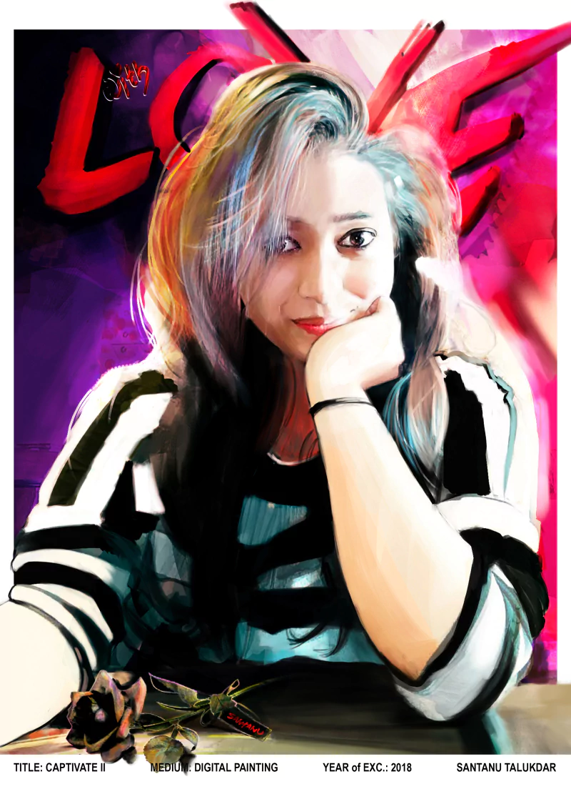  Captivate II (DIGITAL PAINTING using by Adobe Photoshop)