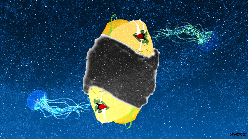  the space between