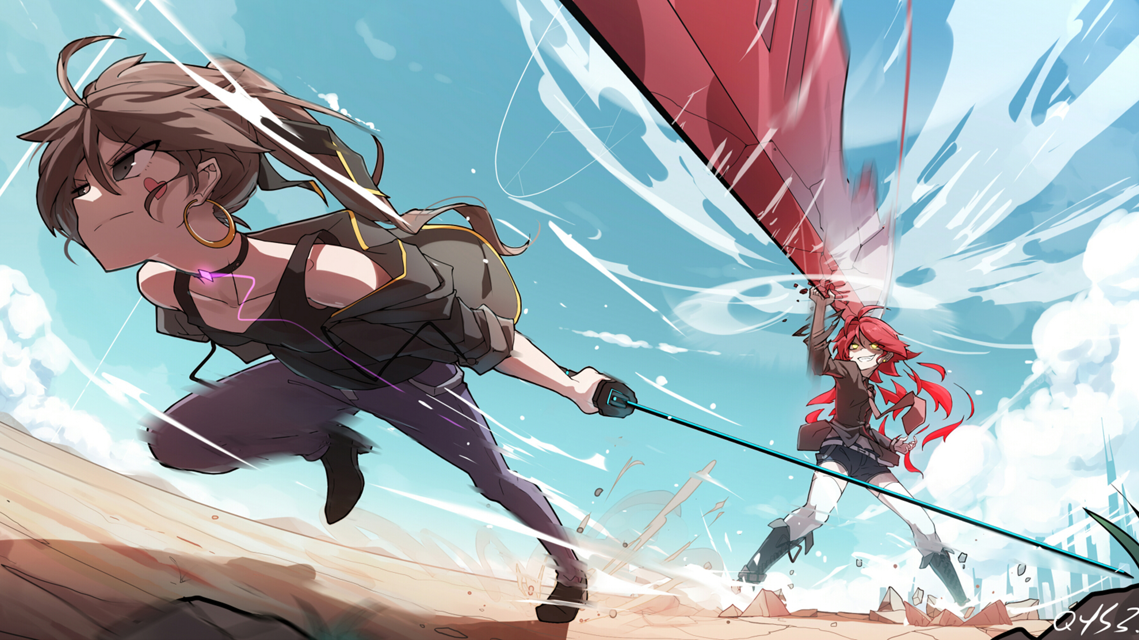 Epic Anime Battle Art - ID: 114167 - Art Abyss