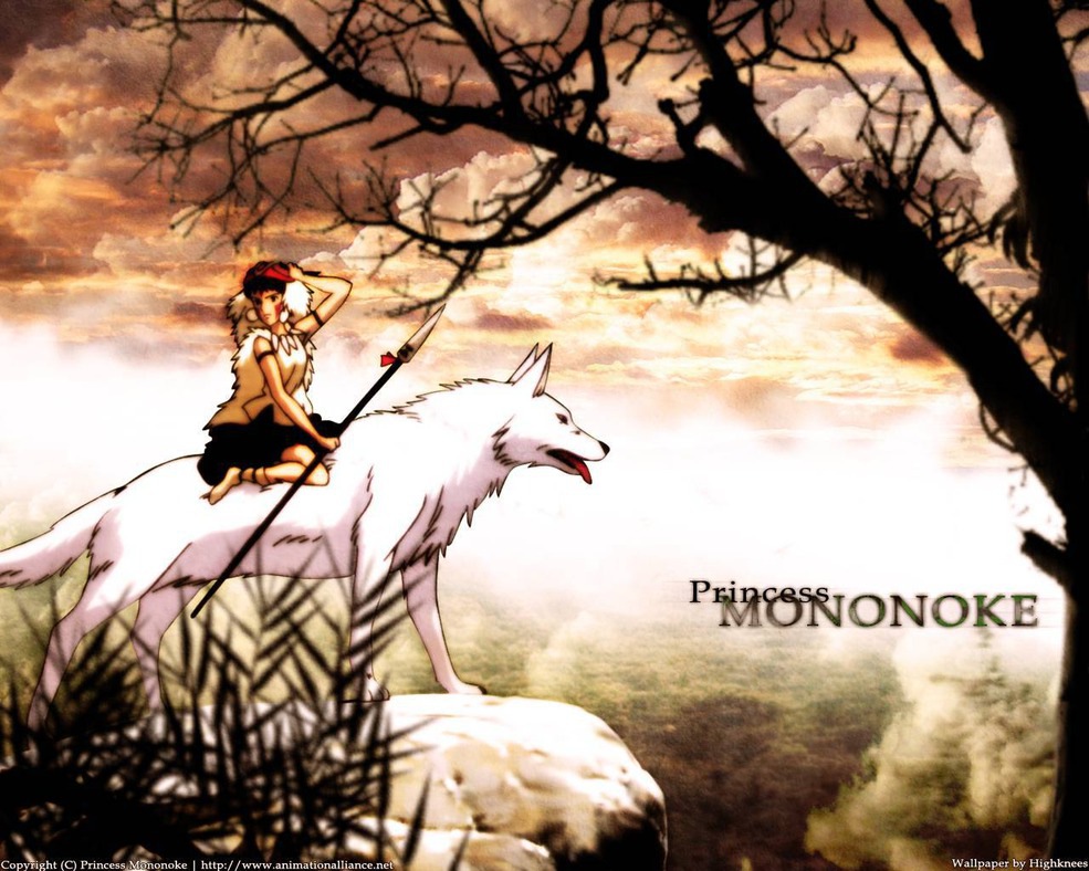 Princess Mononoke Art by Highknees