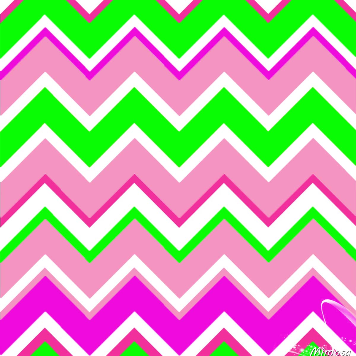 Colorful Chevrons by Mimosa