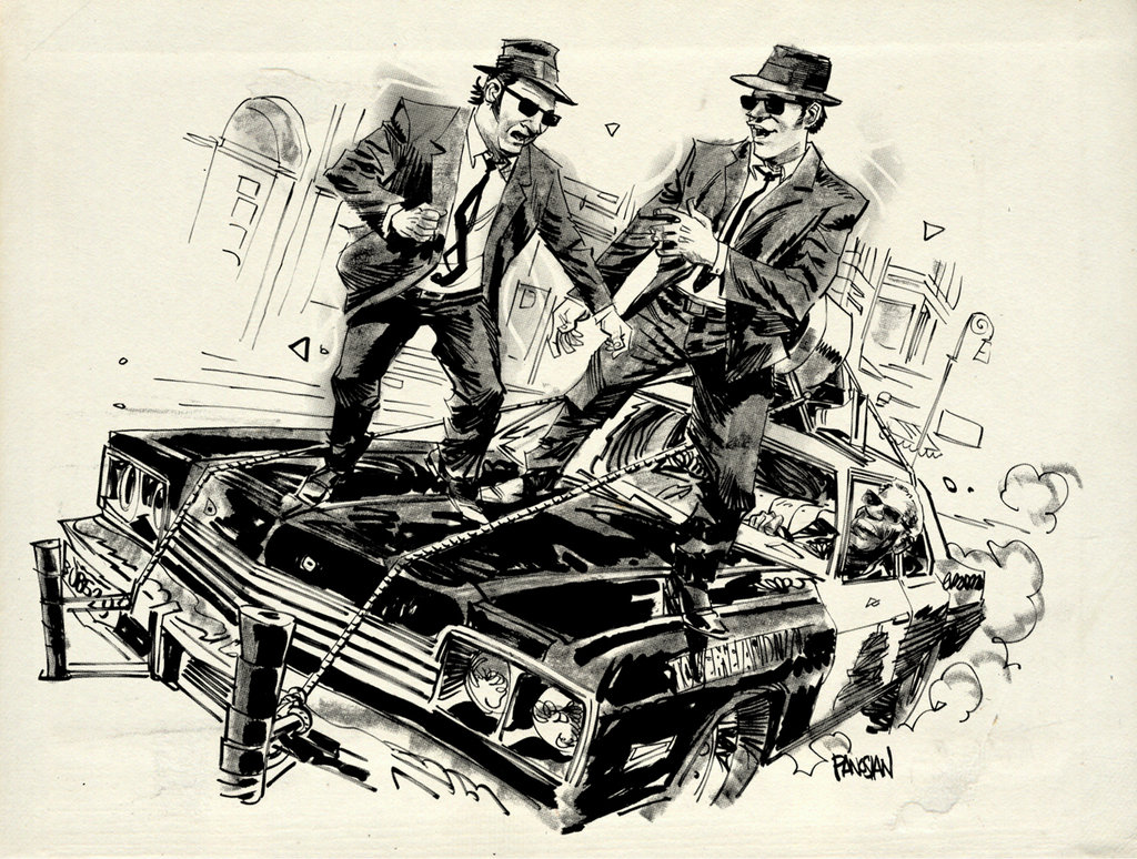 The Blues Brothers Art
