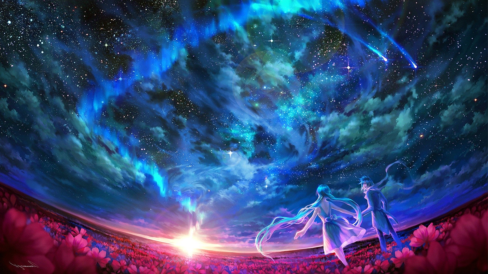 Under the starry sky Art - ID: 114031 - Art Abyss