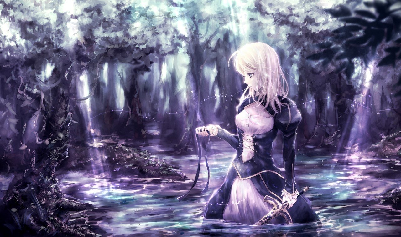 Download Saber (Fate Series) Anime Fate/Stay Night Art