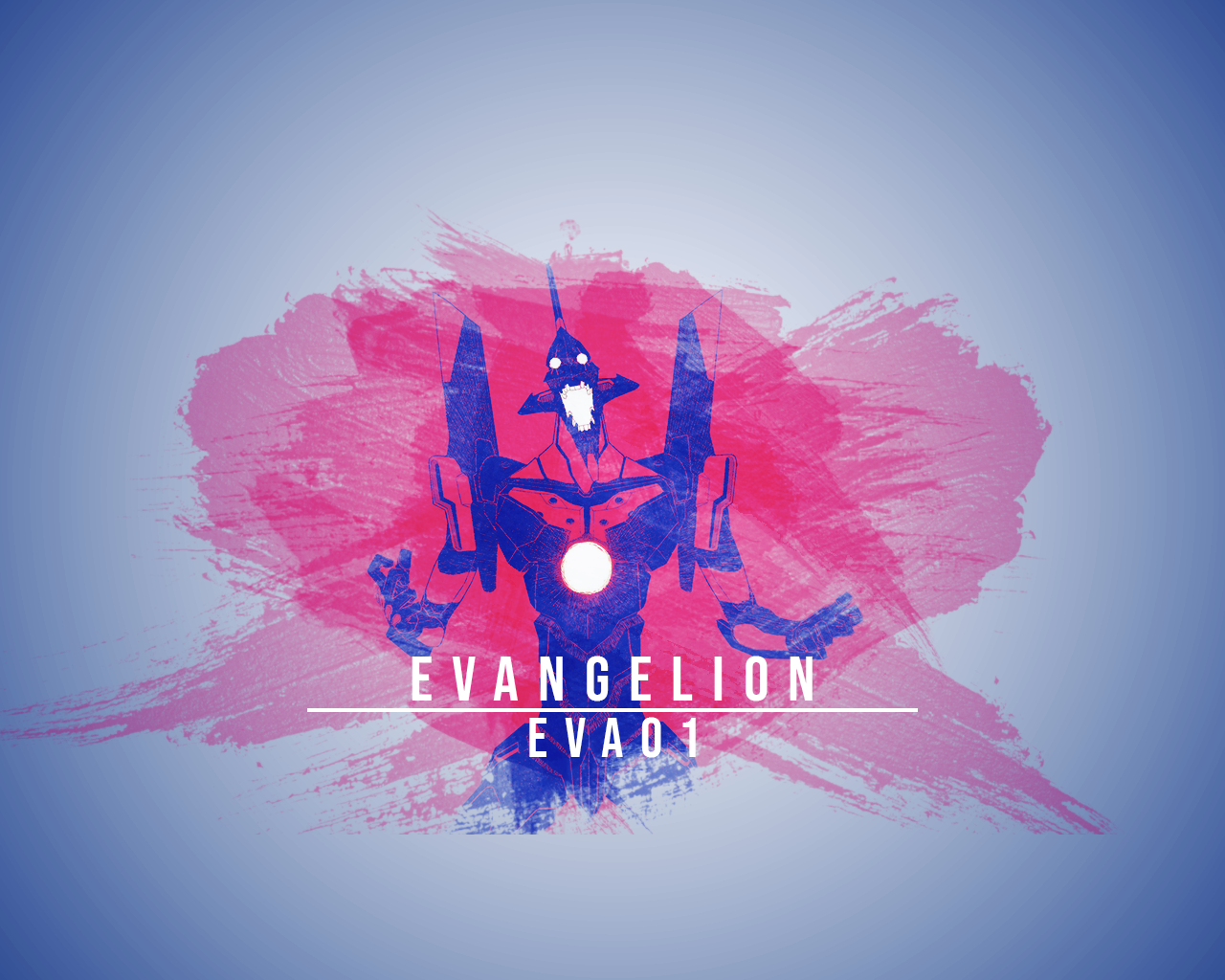 Evangelion Wallpaper by alphaorionis