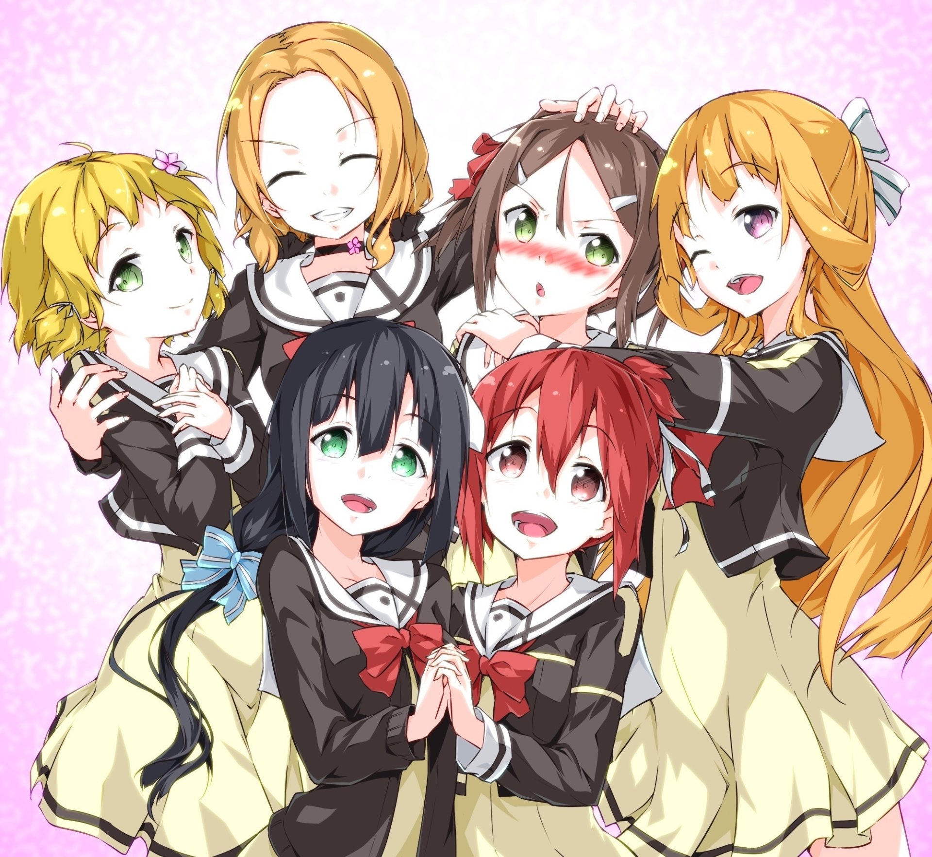 Download Yuki Yuna Togo Mimori Nogi Sonoko Miyoshi Karin Inubouzaki Itsuki Inubouzaki Fu Anime Yuki Yuna Is A Hero Art