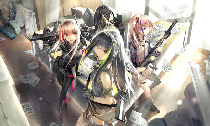 M4 Sopmod II (Girls Frontline) ST AR-15 (Girls Frontline) M4A1 (Girls Frontline) M16a1 (Girls Frontline) video game Girls Frontline Image