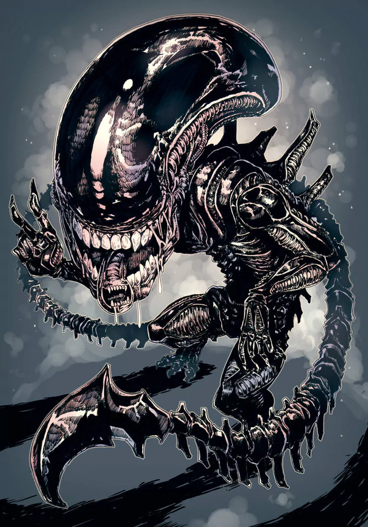  Xenomorph by Maximiliano Cabrera