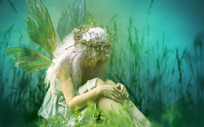  Sad Fairy by Anne Wipf