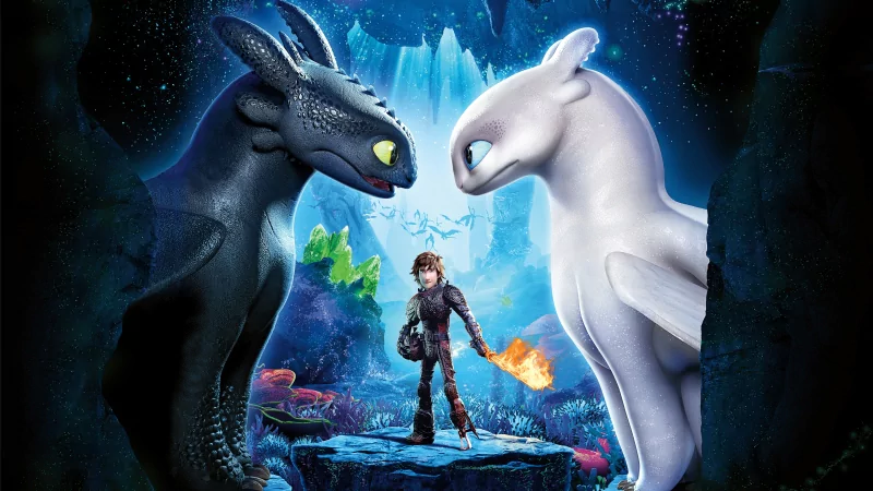White Night Fury movie How to Train Your Dragon: The Hidden World Image