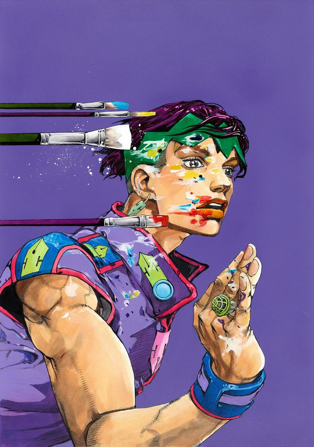 Anime Jojo's Bizarre Adventure Art by Hirohiko Araki