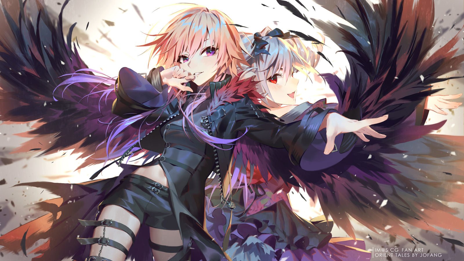 Download Asuka Ninomiya Ranko Kanzaki Anime The IDOLM@STER Cinderella Girls Art