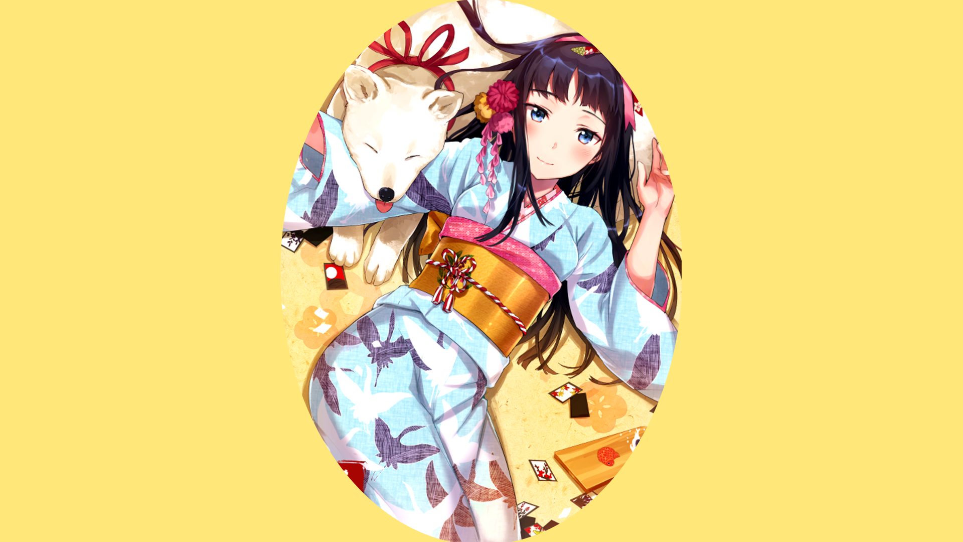 Download Dog Kimono Anime Original Art