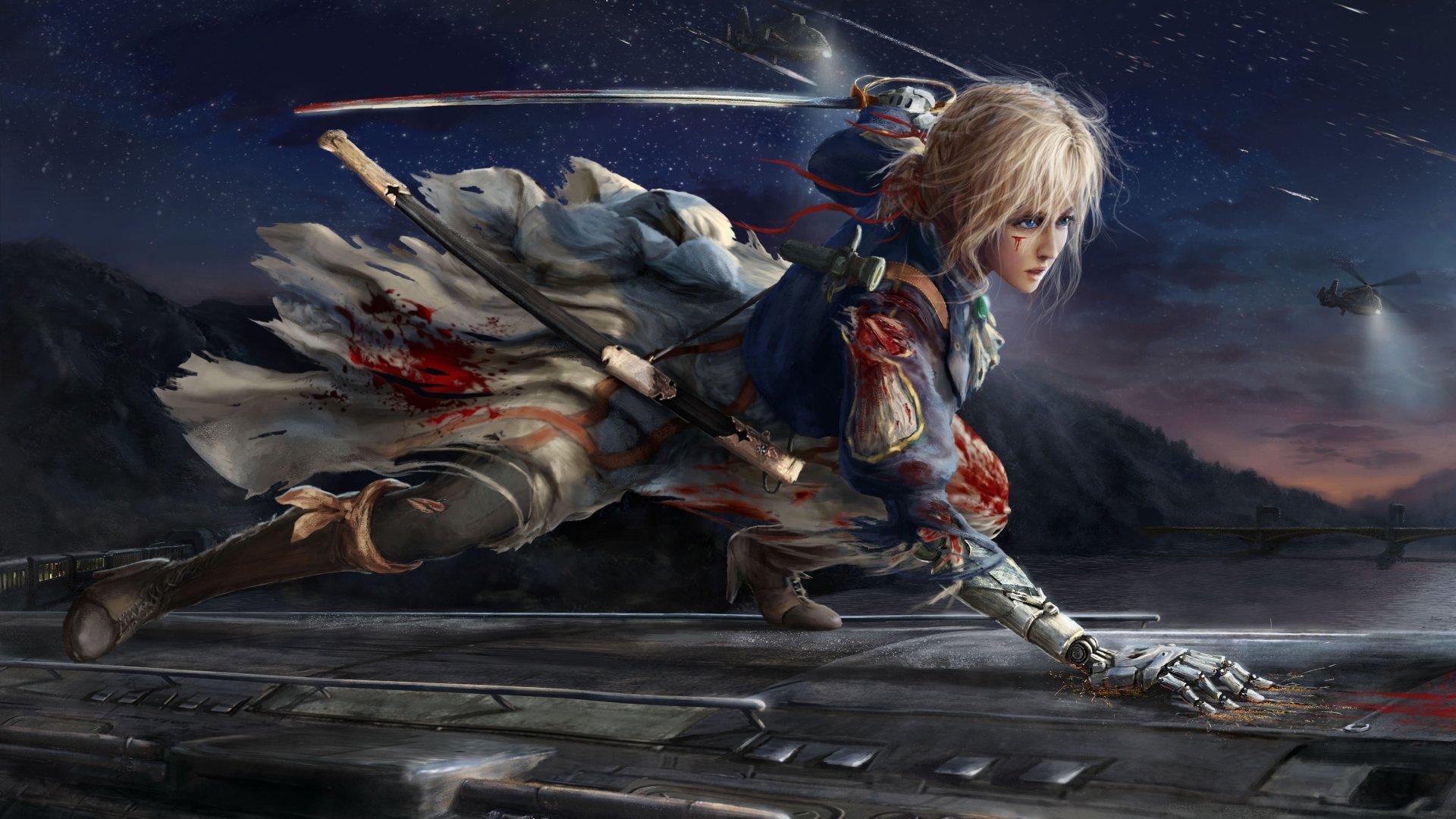 Download Violet Evergarden (Character) Anime Violet Evergarden Art