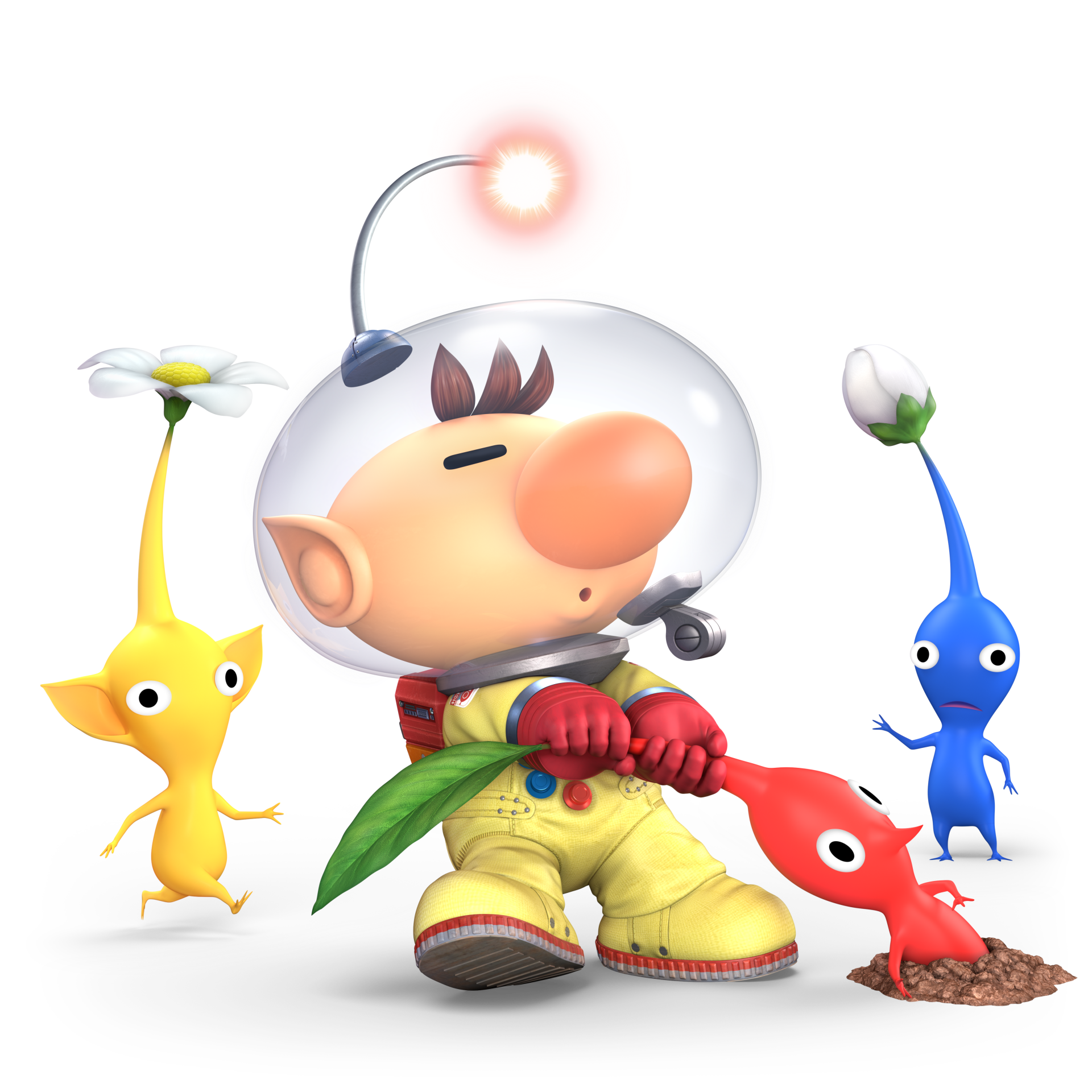 Download Captain Olimar Pikmin Video Game Super Smash Bros. Ultimate Art
