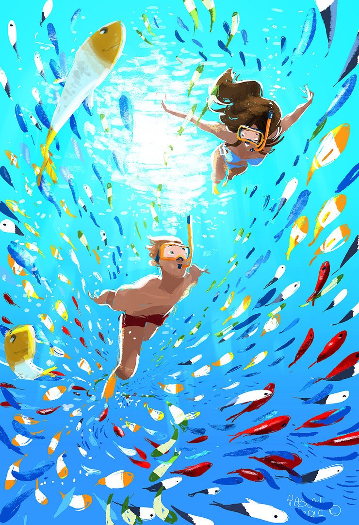 Download Snorkeling Artistic Human Art