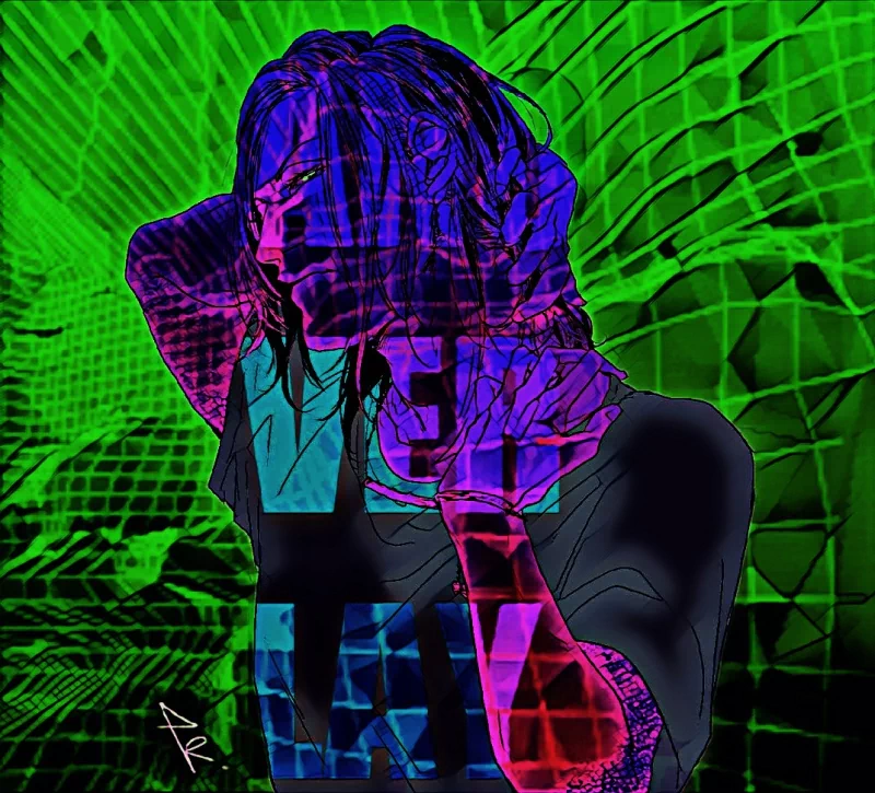 green Asanao (lynch.) music lynch. Image