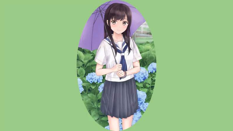 schoolgirl school uniform Anime Original Image