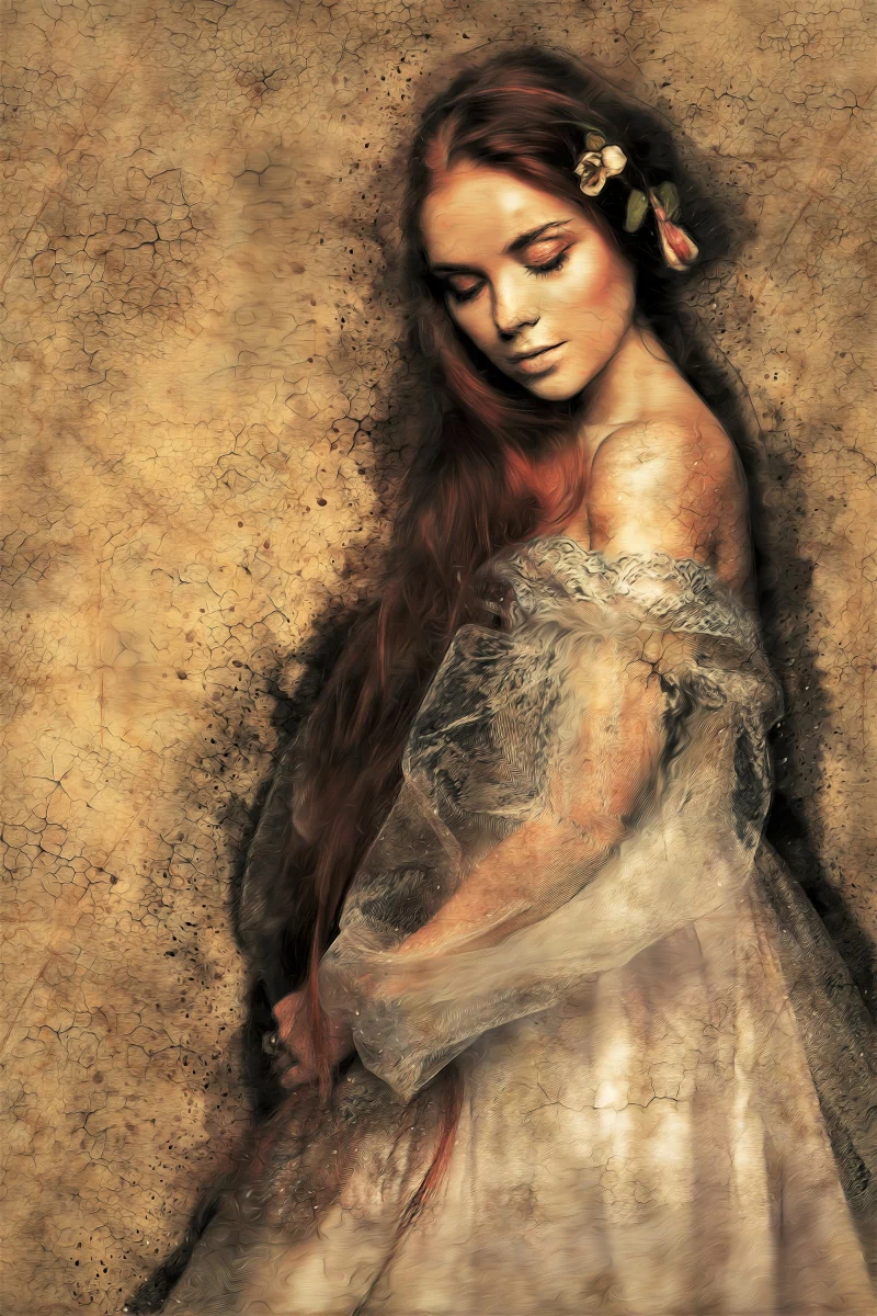 dress artistic painting Image