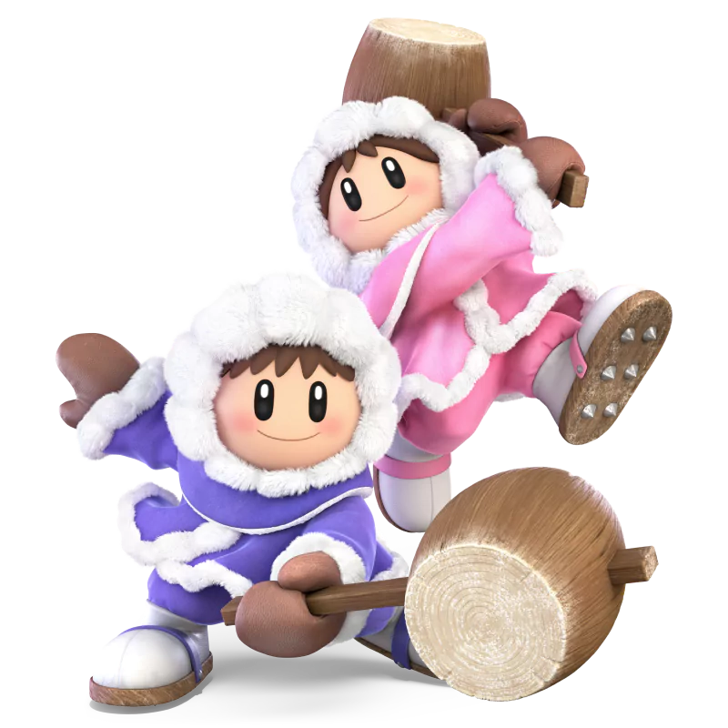 Ice Climbers (Nintendo) Popo (Ice Climber) Nana (Ice Climber) video game Super Smash Bros. Ultimate Image