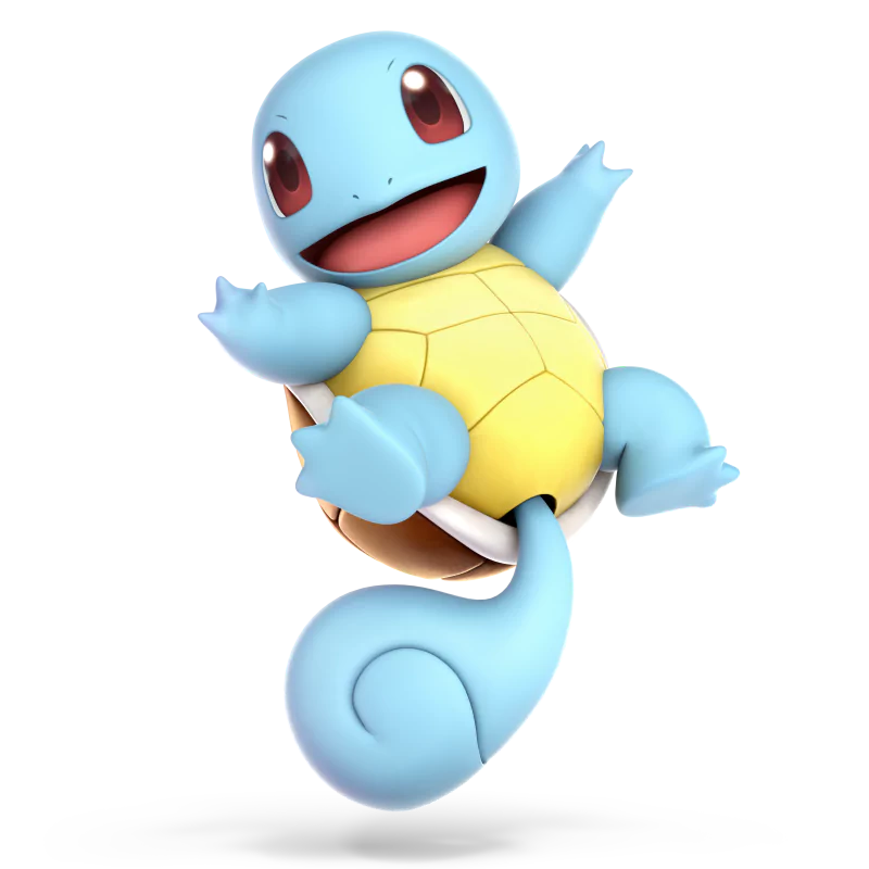  Squirtle Render From Super Smash Bros. Ultimate