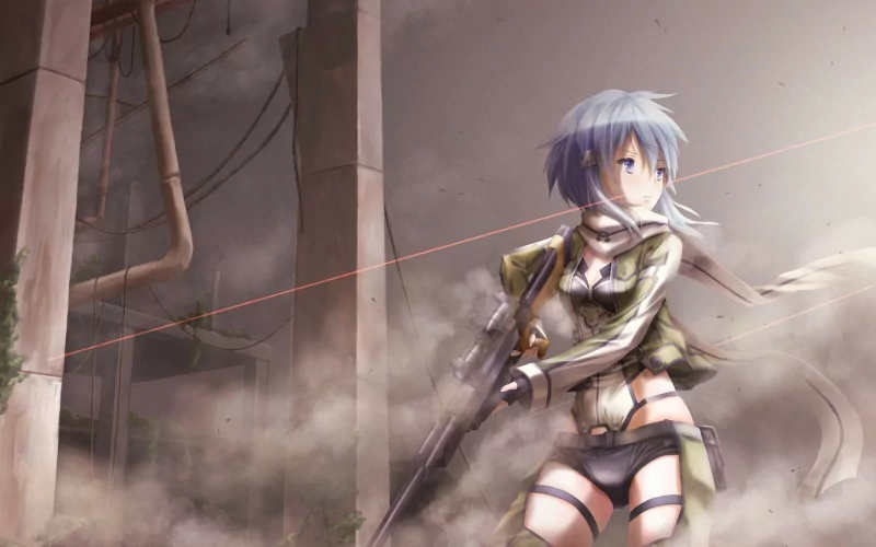 Sinon (Sword Art Online) Anime Sword Art Online 2 Image