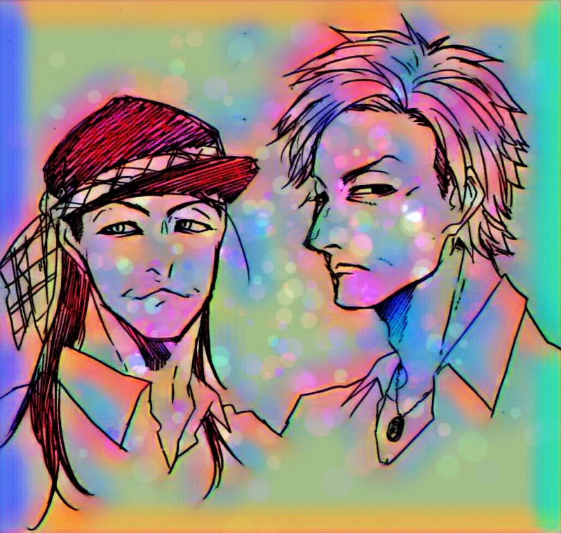 pop art Reo (lynch.) Asanao (lynch.) colorful music lynch. Image