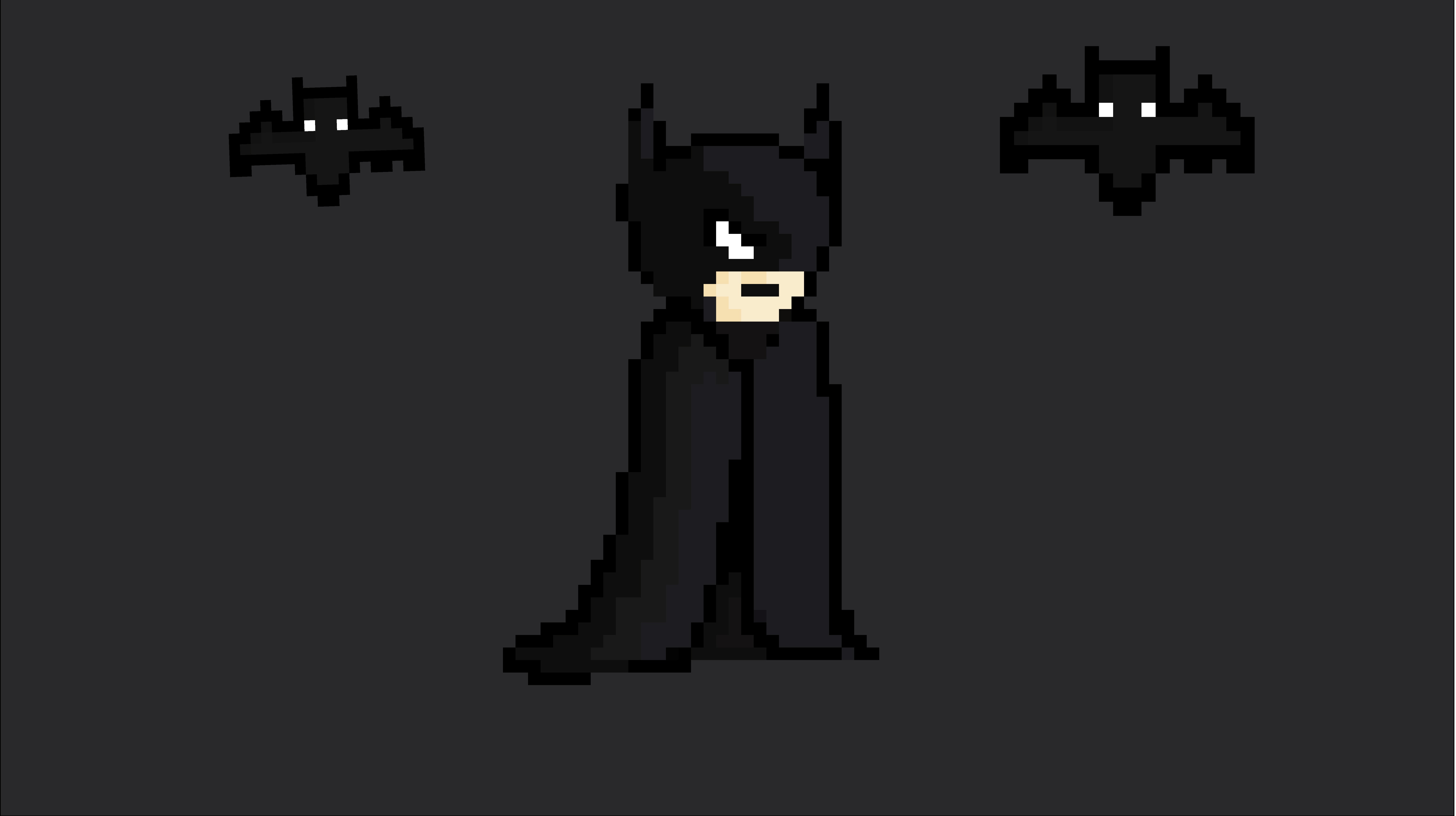 Easy Pixel Art Batman